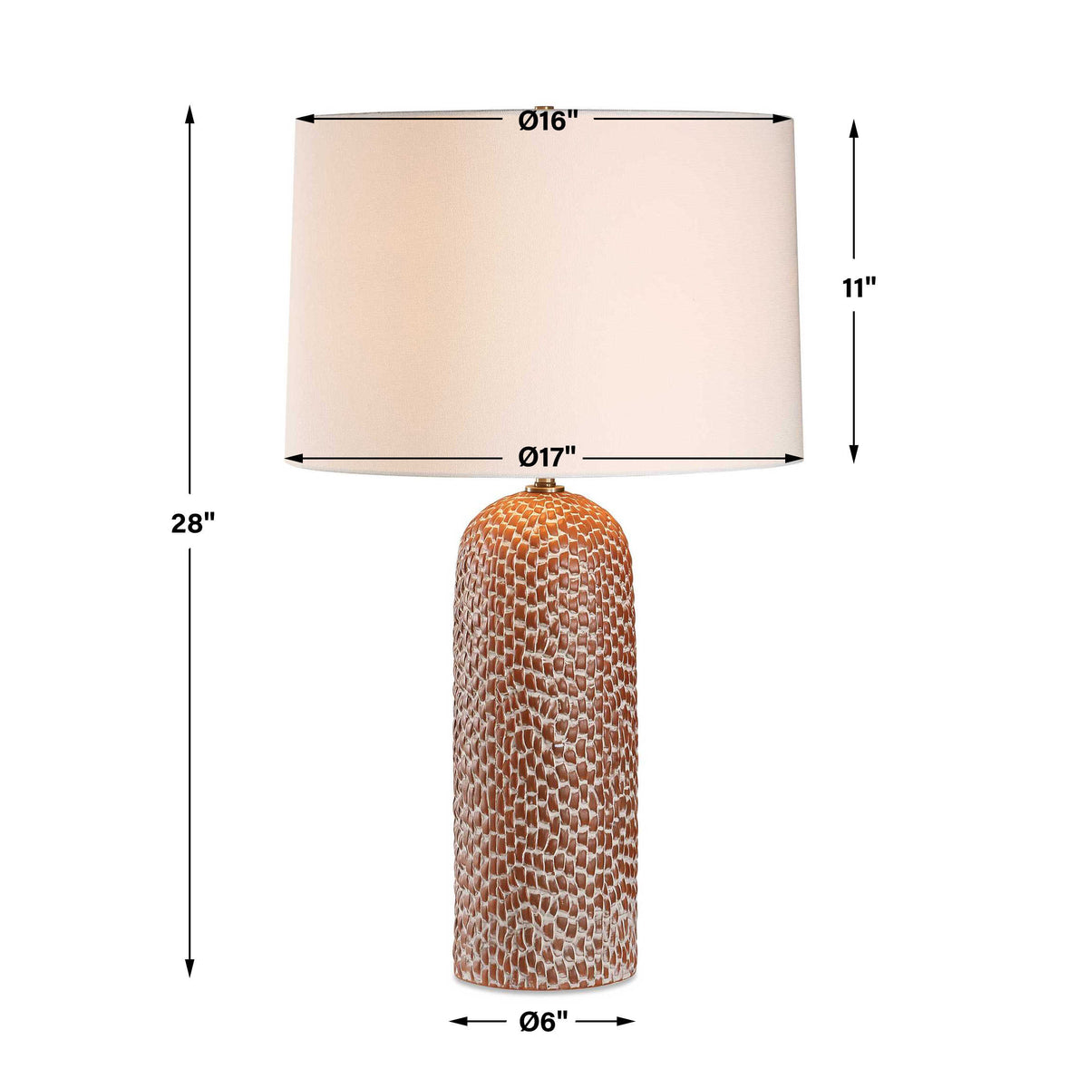 Maclura Brown Table Lamp