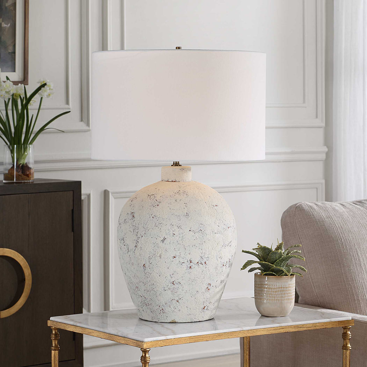 Karena Ivory Table Lamp