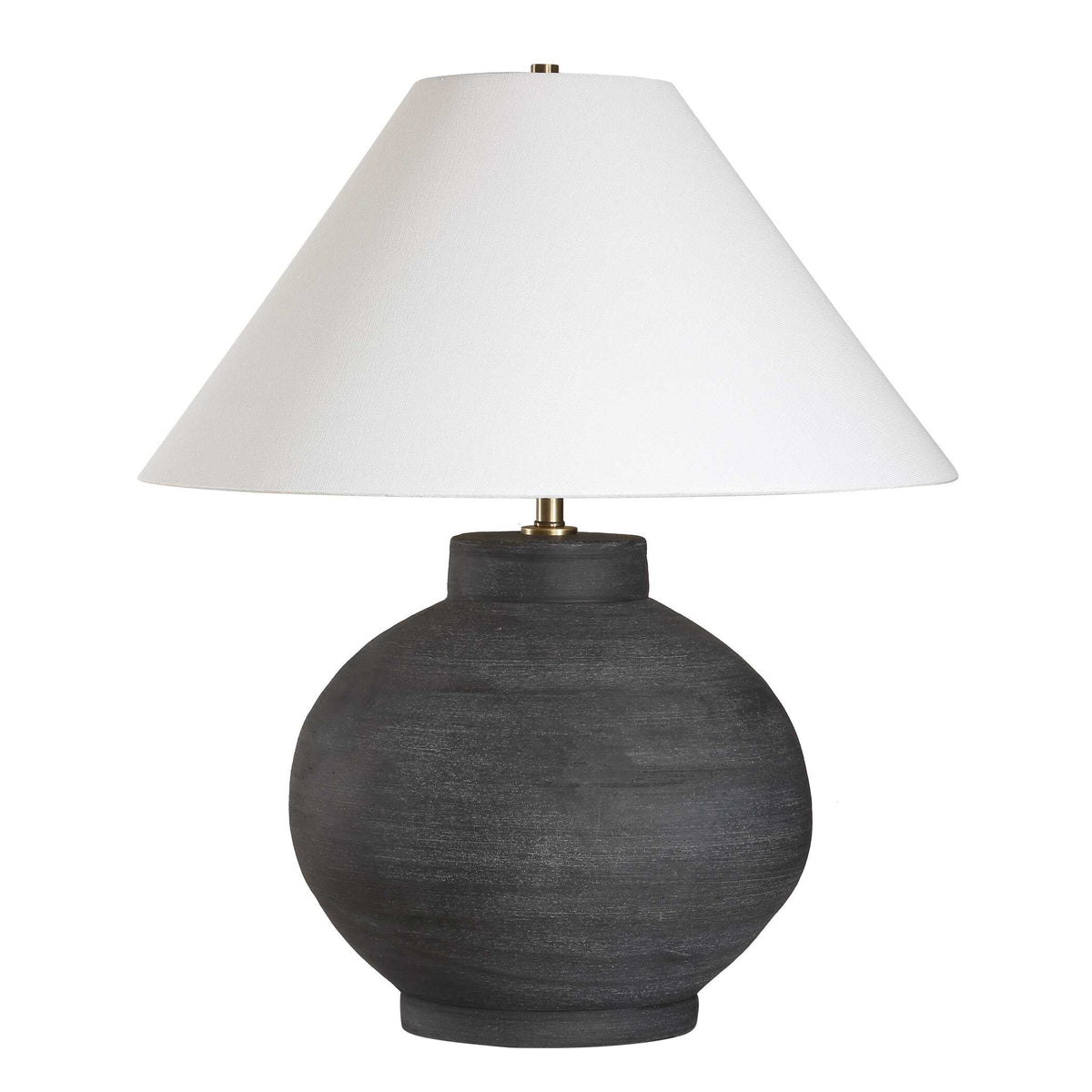 Tramore Rustic Charcoal Table Lamp