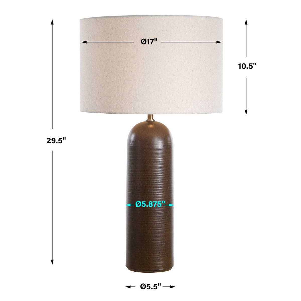 Trexler Brown Table Lamp