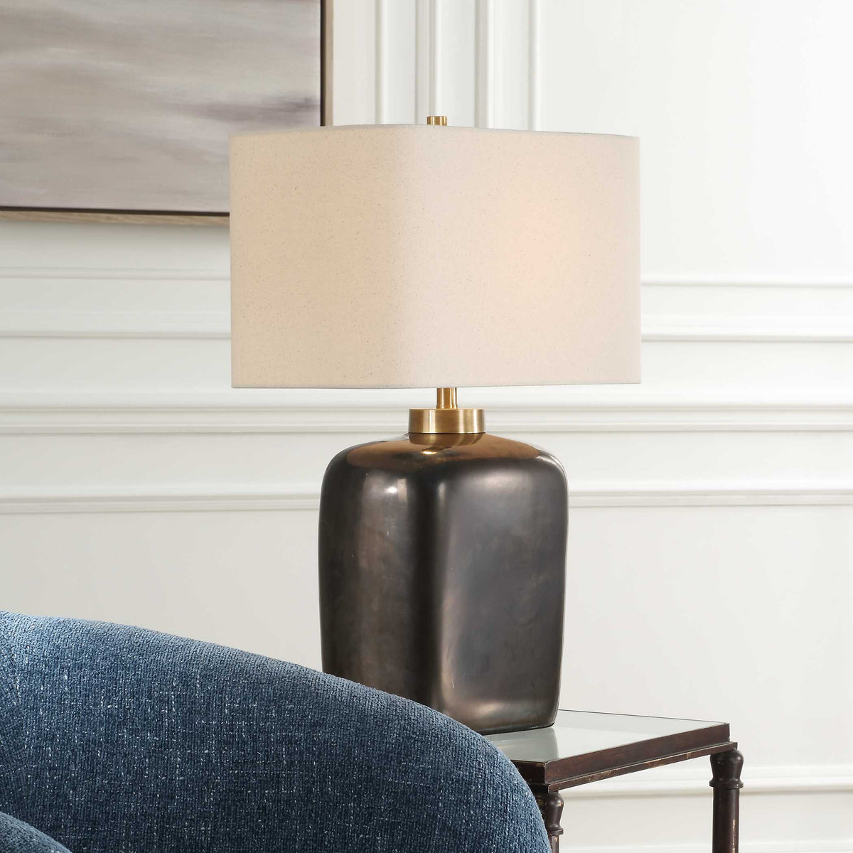 Quentin Dark Bronze Table Lamp