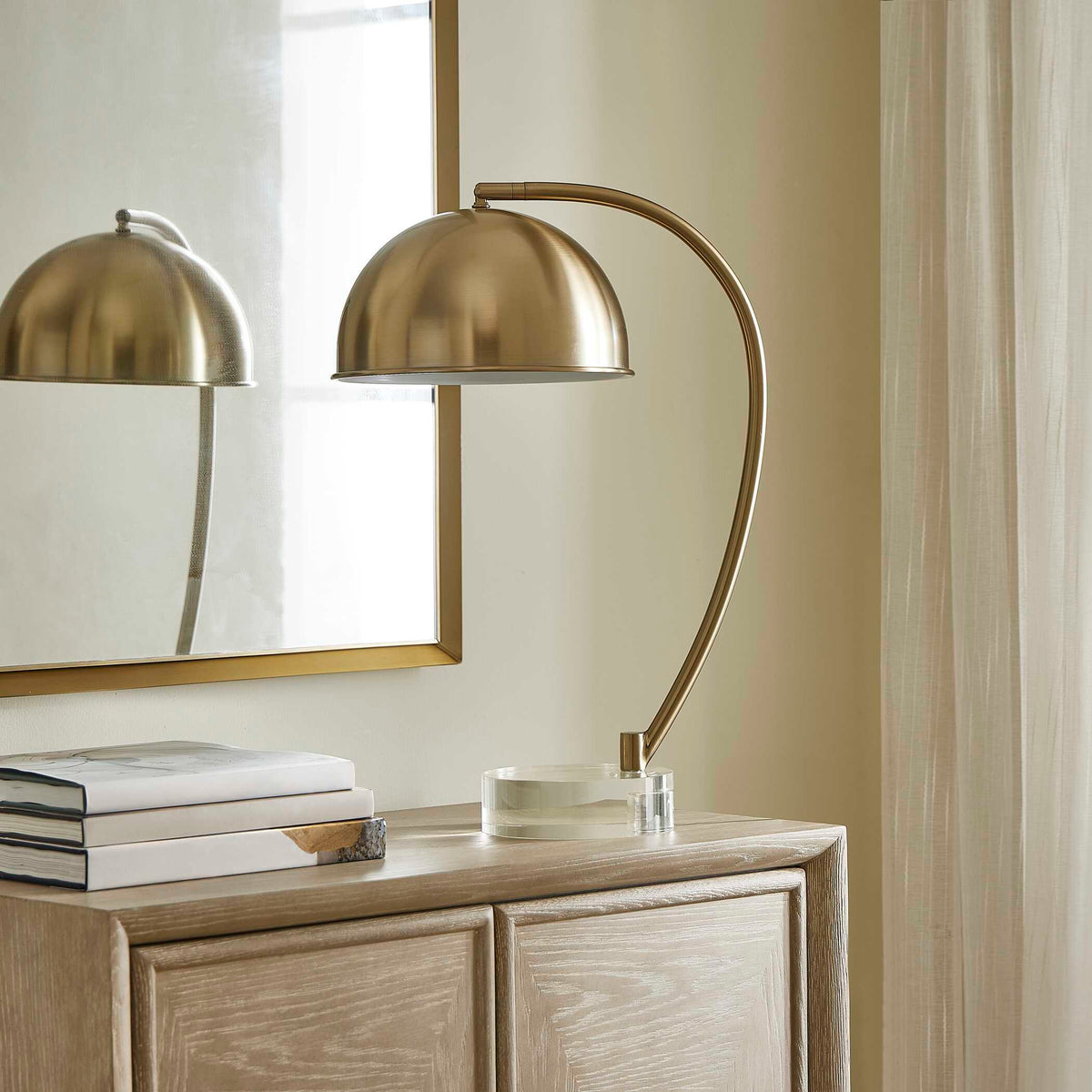 Romani Brass Desk Lamp