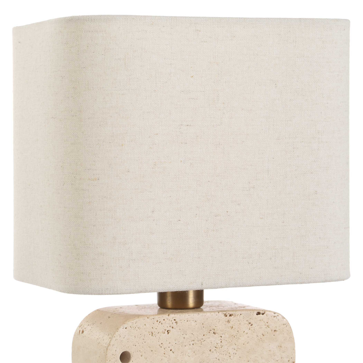 Tusk Travertine Accent Lamp