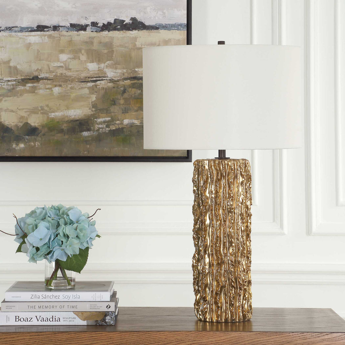 Echo Golden Table Lamp