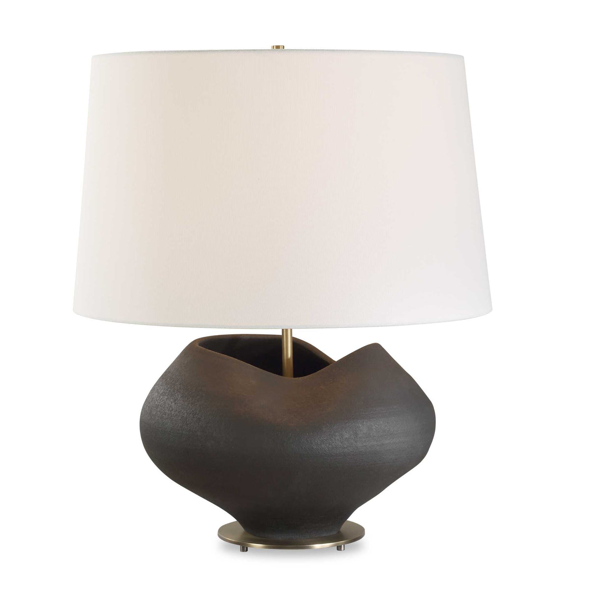 Nocturne Aged Black Table Lamp