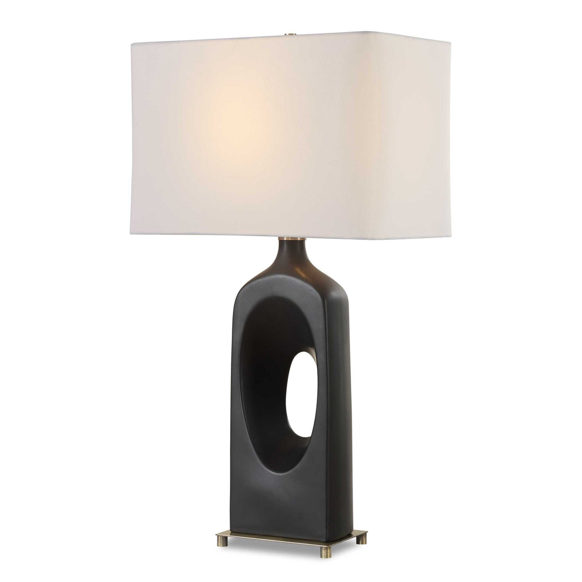 Void Matte Black Table Lamp