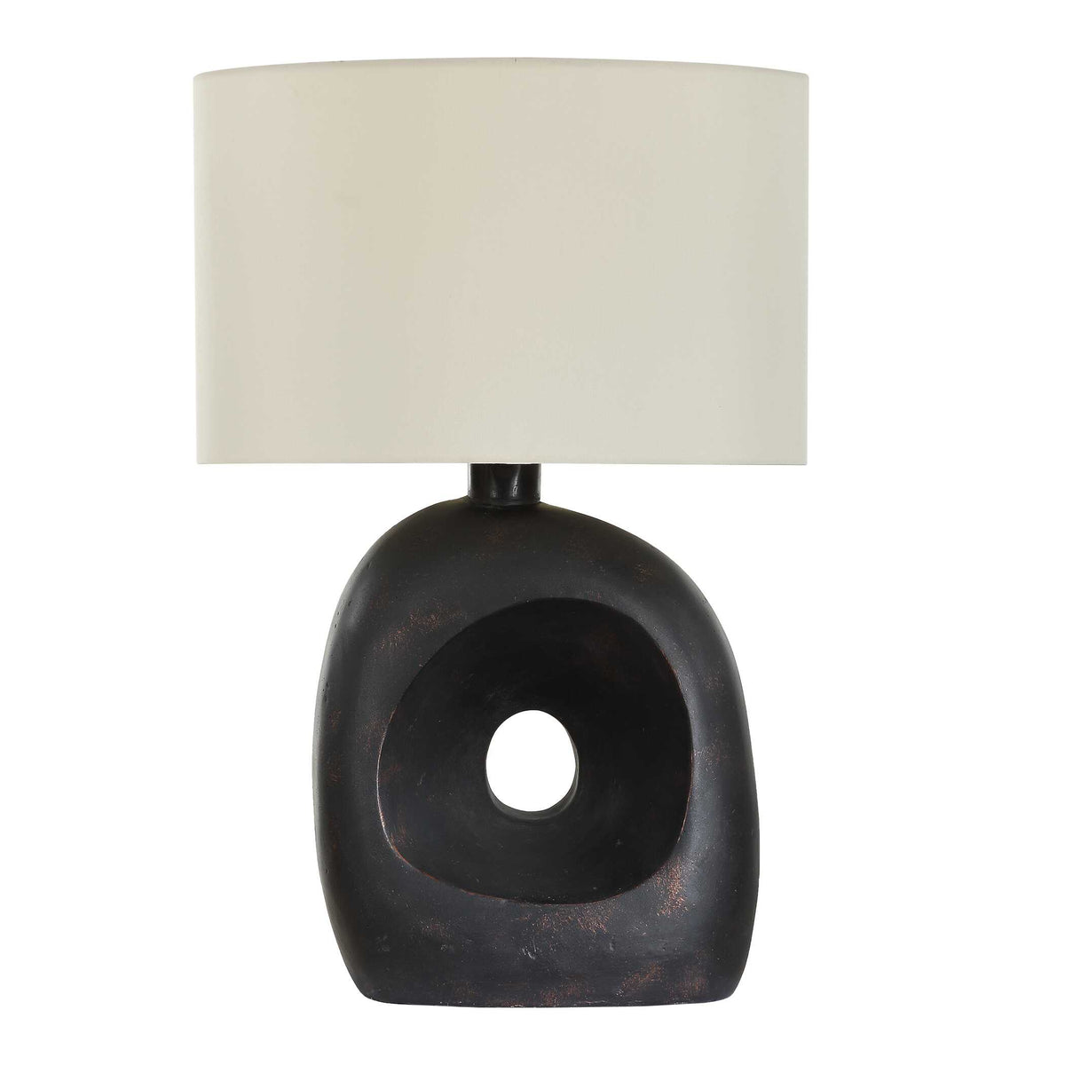 Peephole Outdoor Bronze Table Lamp