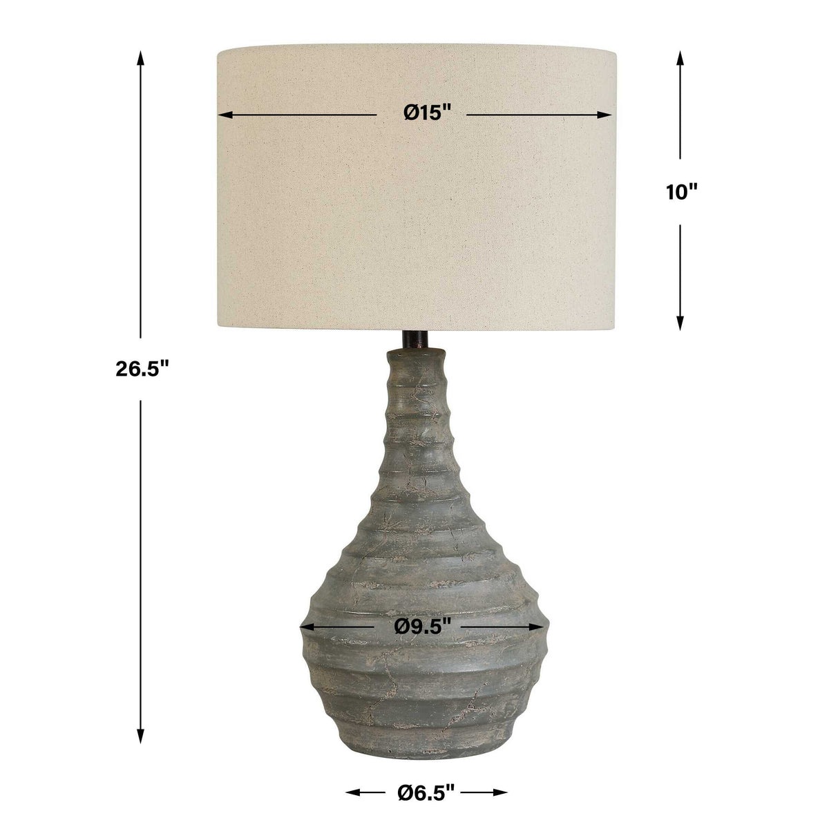 Stratum Rustic Outdoor Table Lamp