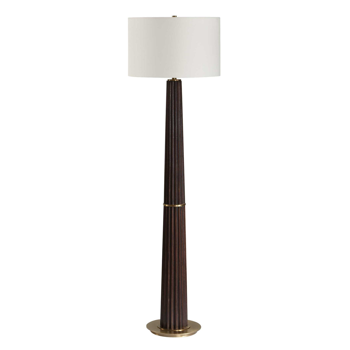 Forage Dark Oak Floor Lamp