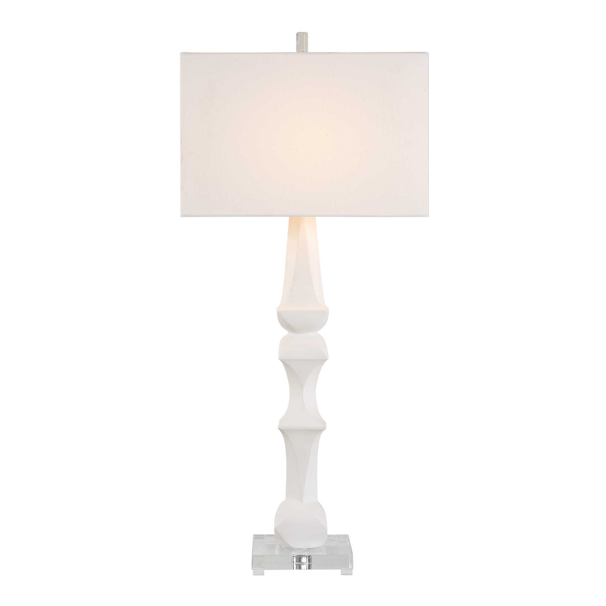 Mayme White Table Lamp