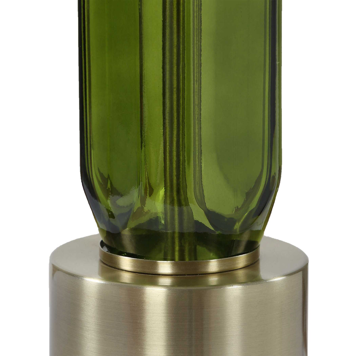 Aspis Green Glass Table Lamp