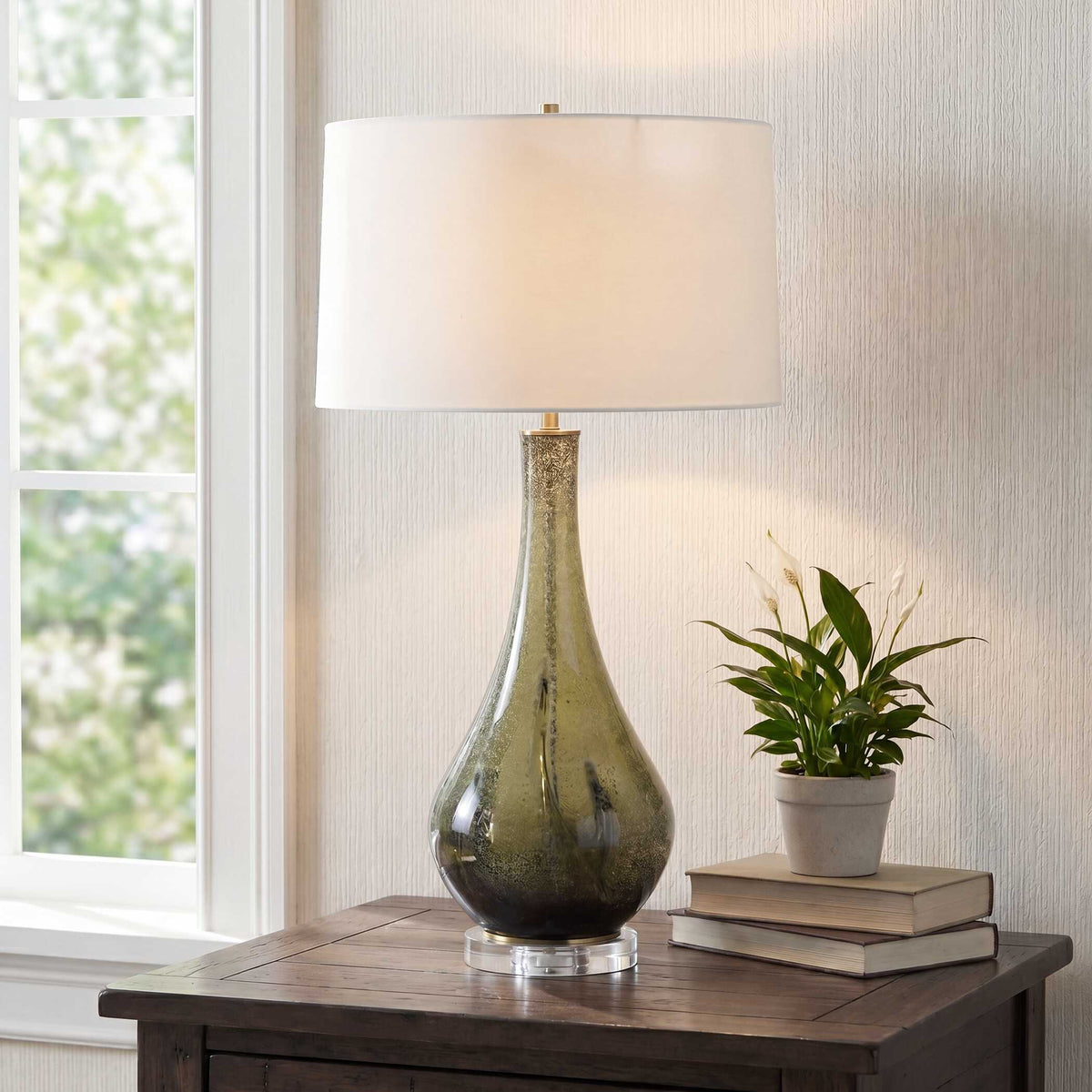 Marist Green Table Lamp