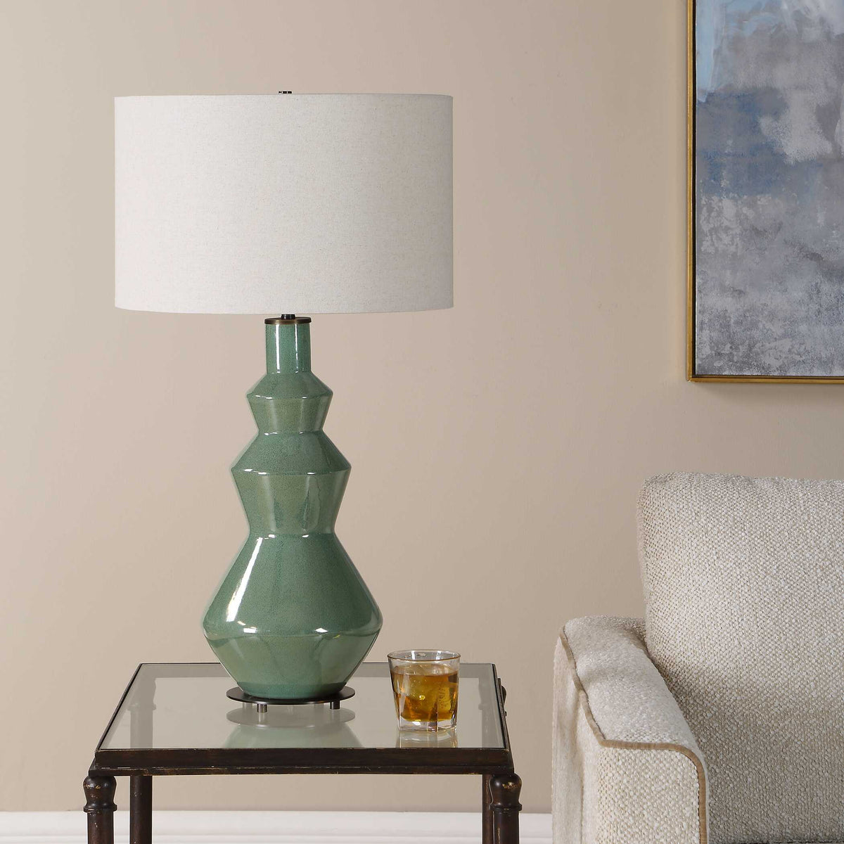 Kitley Sage Green Table Lamp