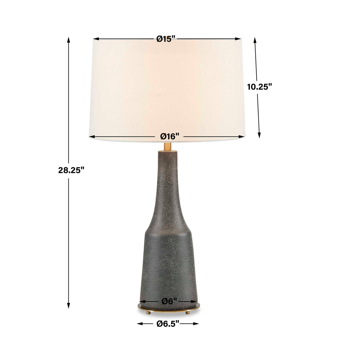 Slovis Dark Gray Table Lamp