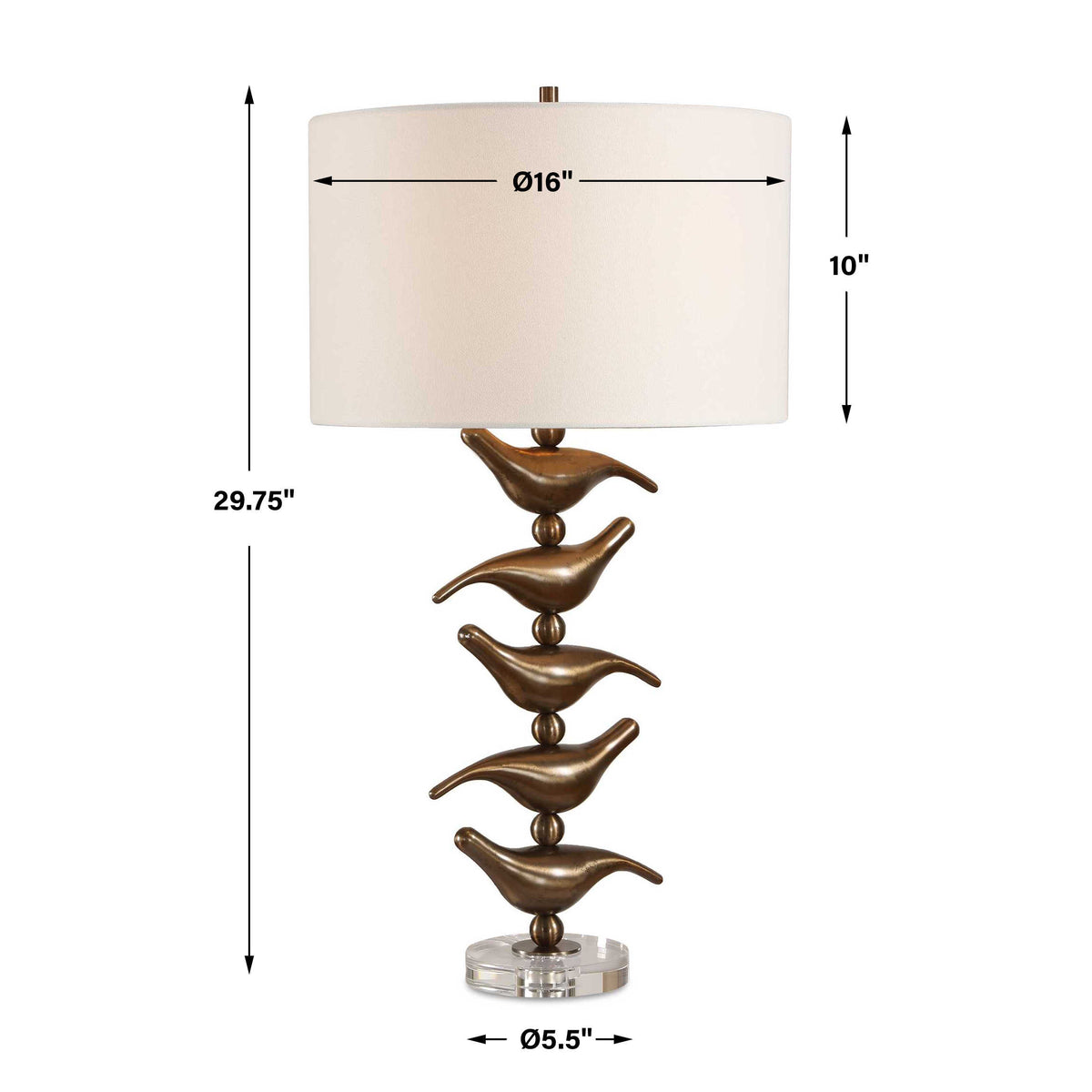 Sing Song Bronze Table Lamp