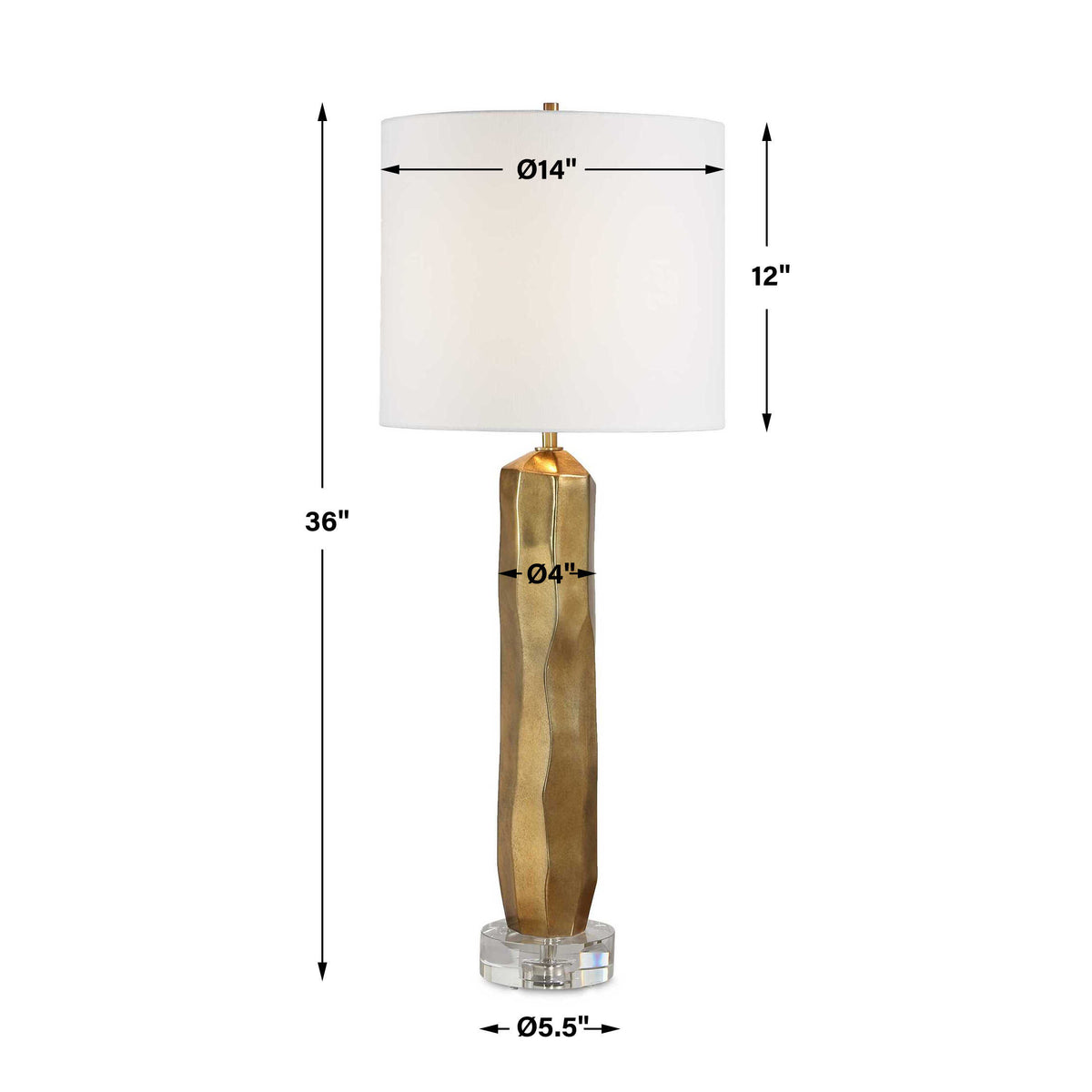 Octavio Gold Table Lamp