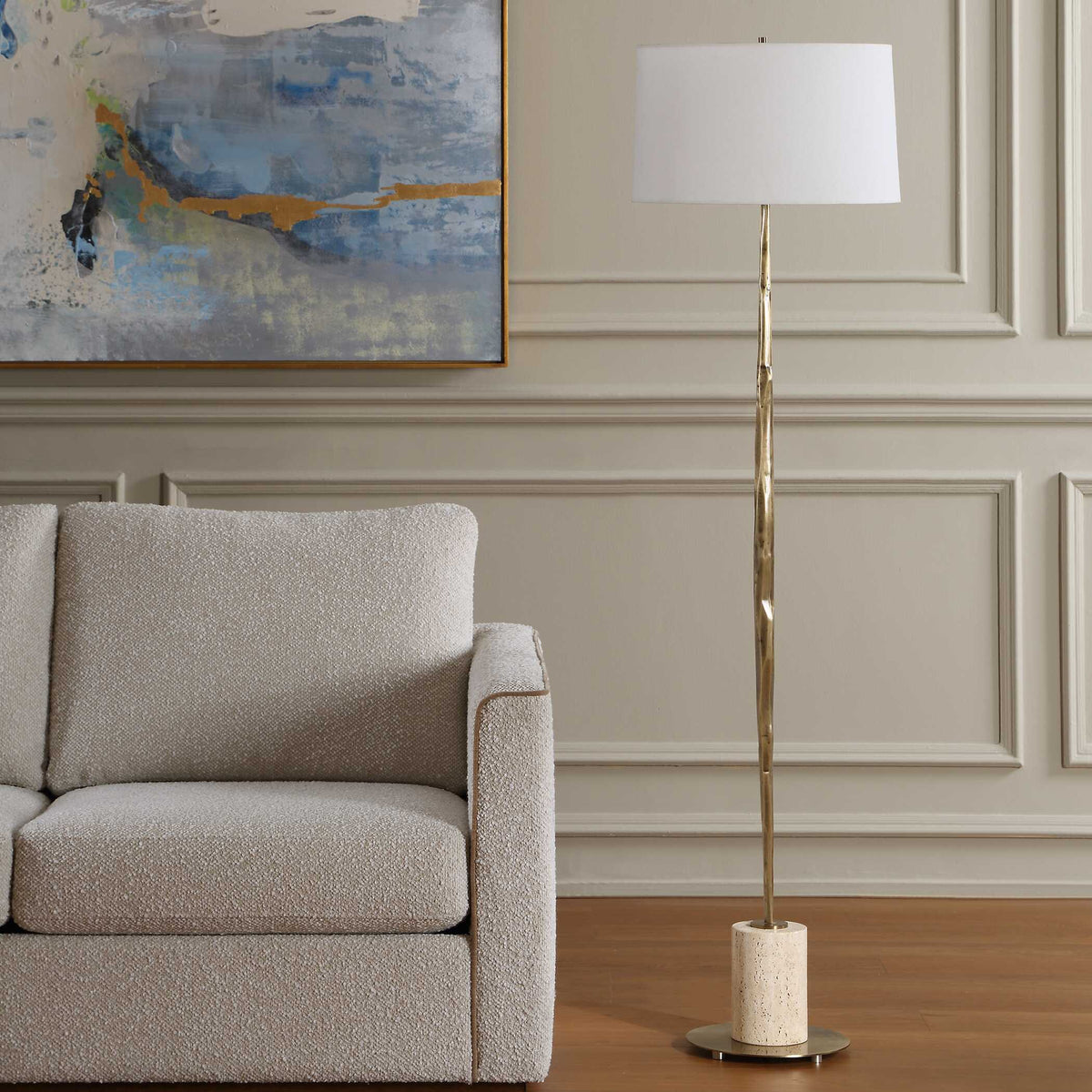 Halen Brass Floor Lamp