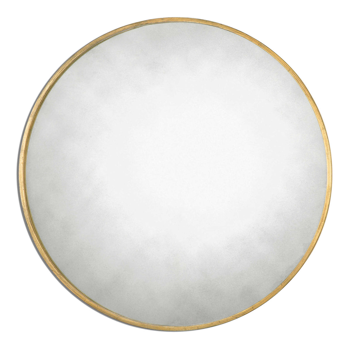 Junius Round Gold Mirror