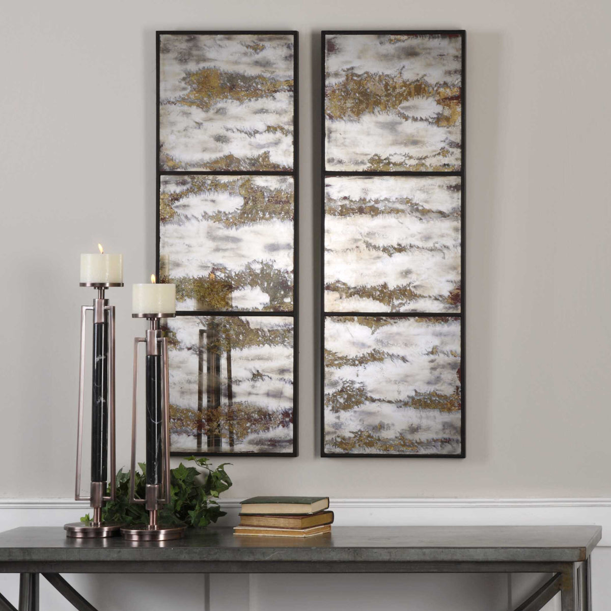 Rahila Antiqued Mirror Set Of 2