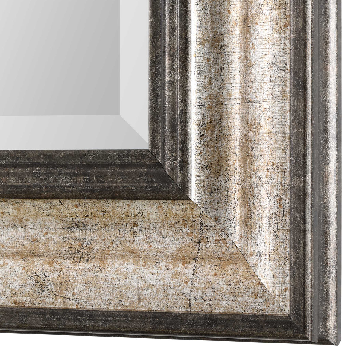 Shefford Antiqued Silver Mirror