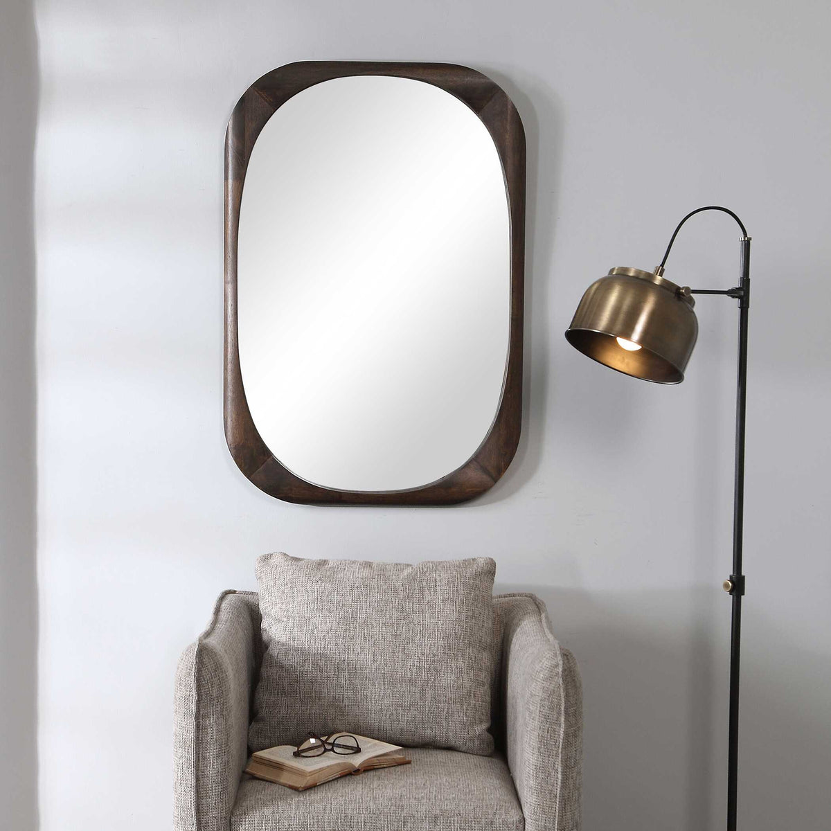 Sheldon Mid-Century Mirror
