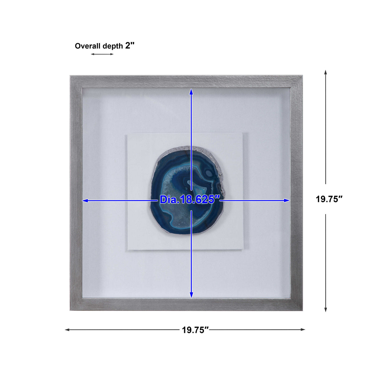 Kalia Blue Stone Shadow Box