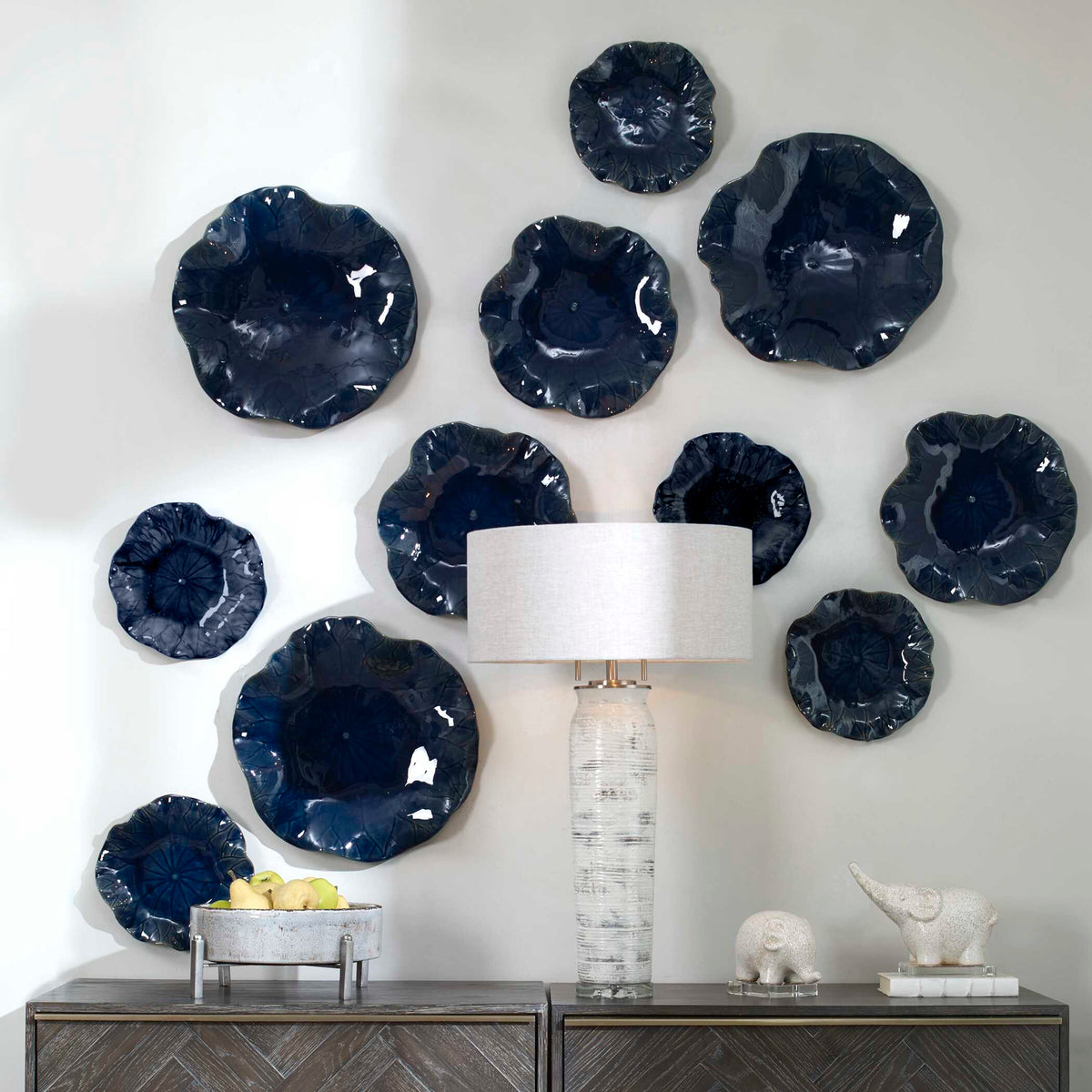 Abella Ceramic Wall Decor Set/3