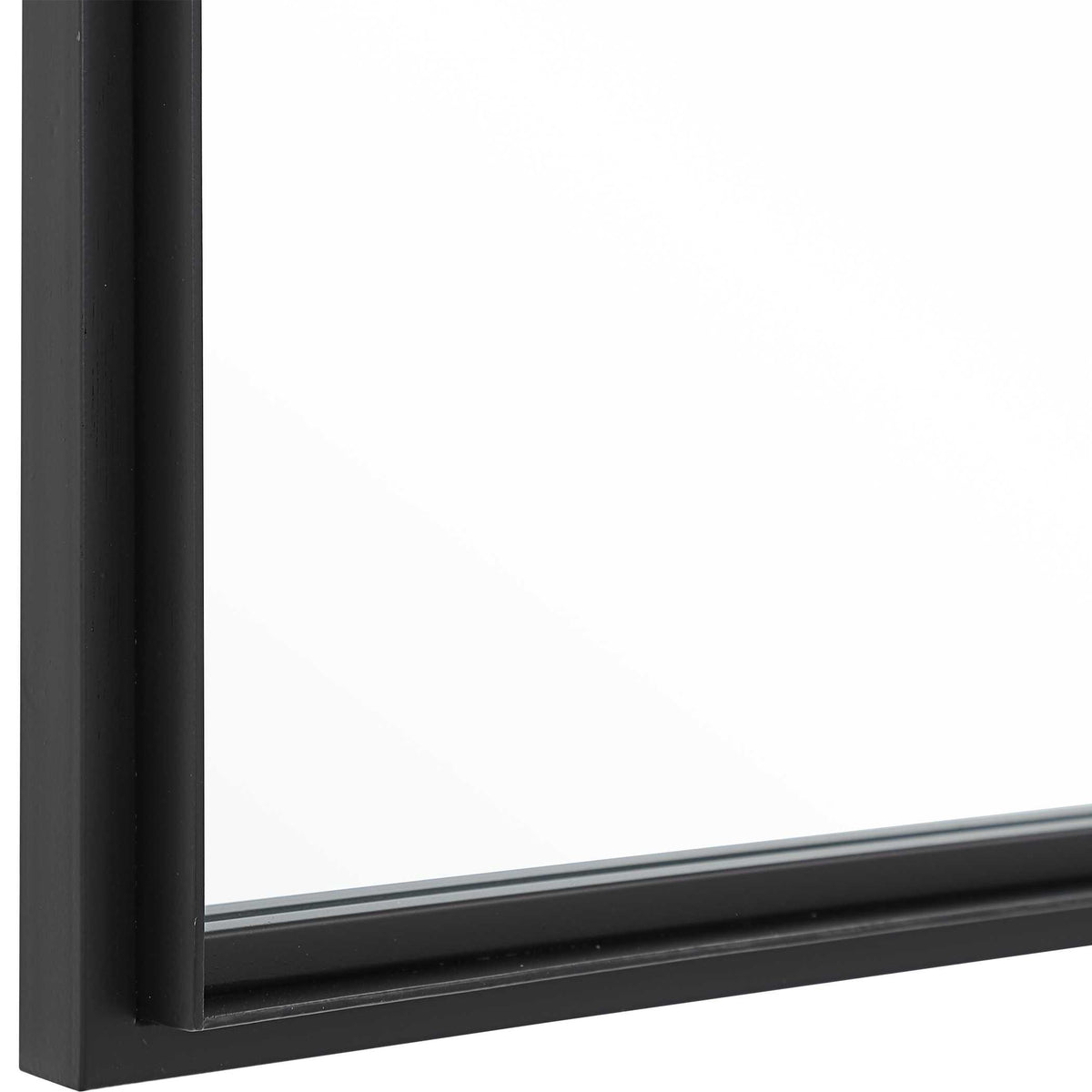 Rousseau Iron Window Mirror