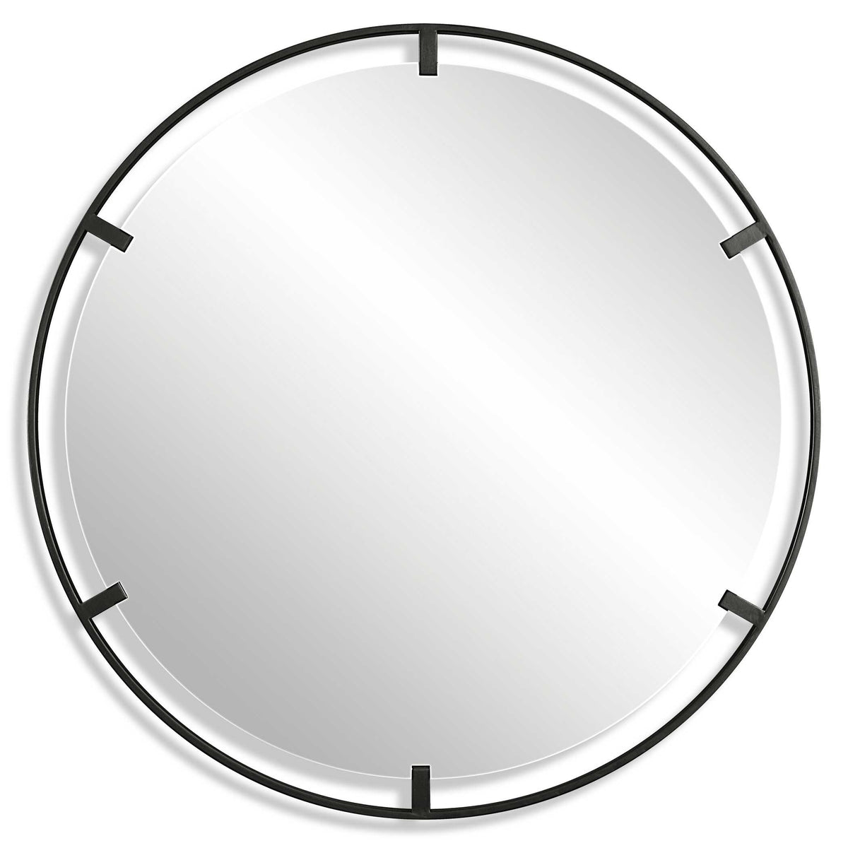 Cashel Round Iron Mirror