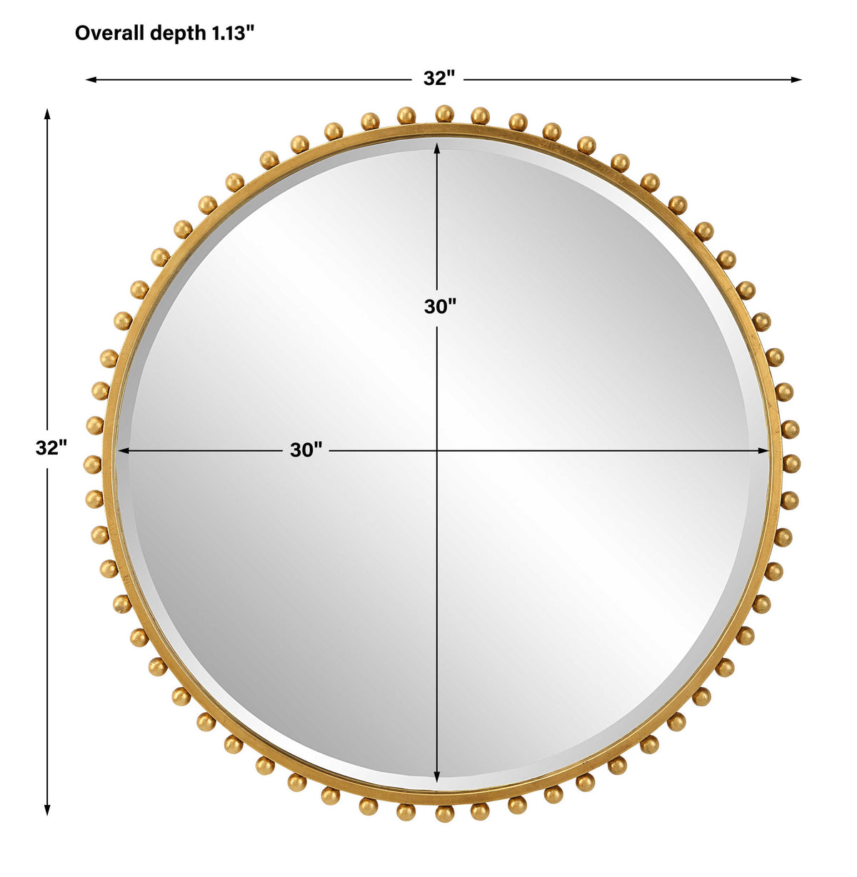 Taza Round Mirror