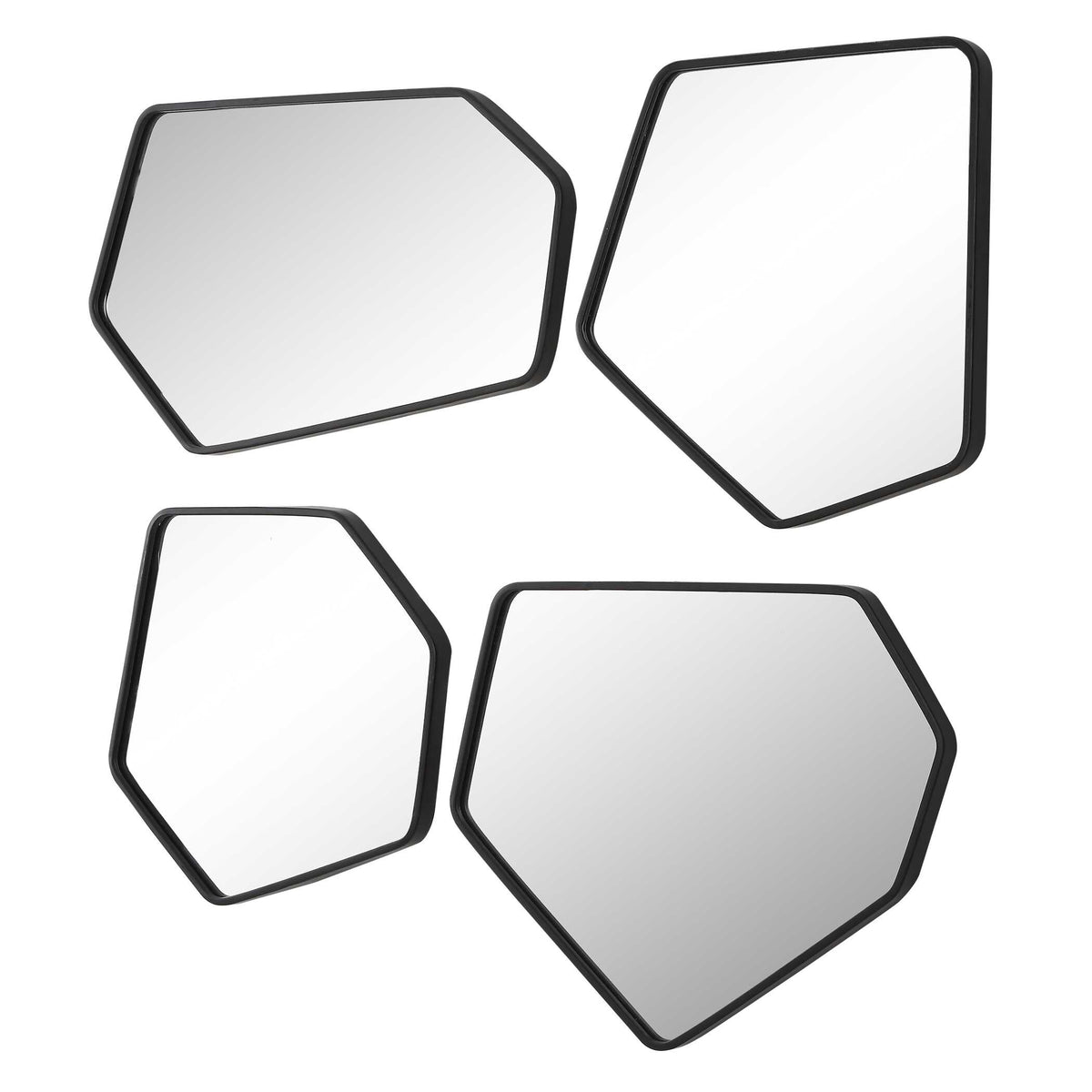 Linneah Black Mirrors Set/4