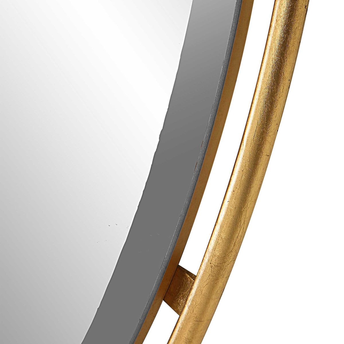 Canillo Gold Round Mirror