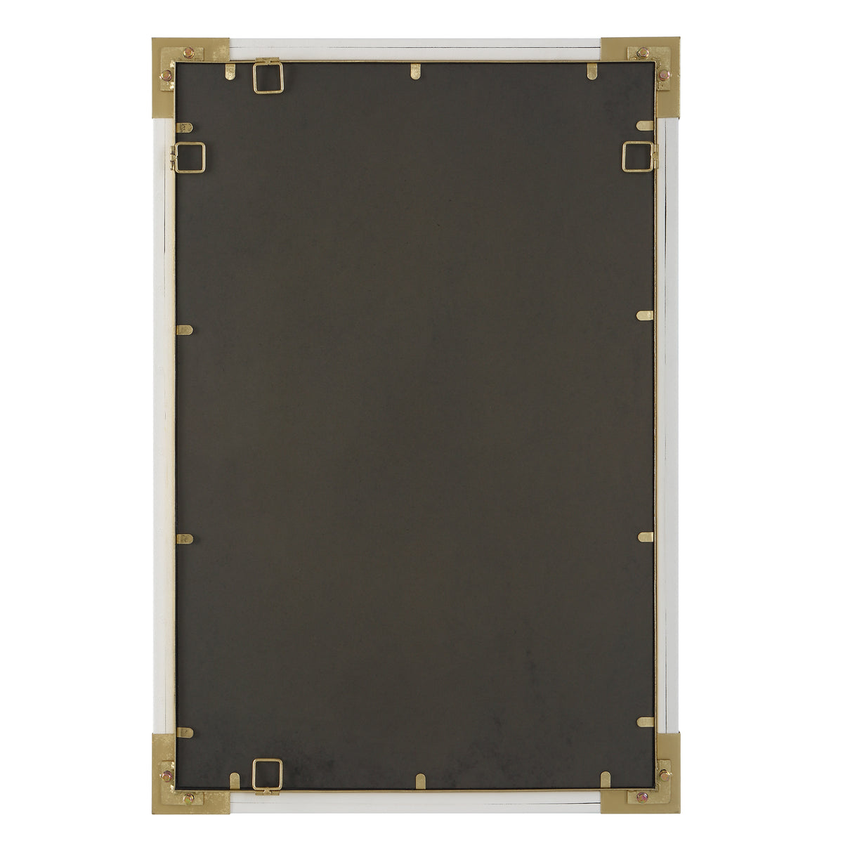 Malik White & Gold Mirror