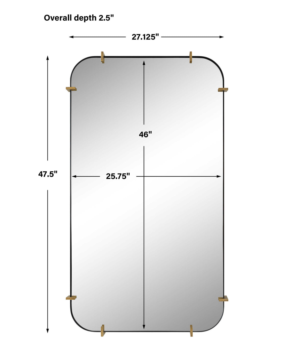 Pali Industrial Iron Mirror