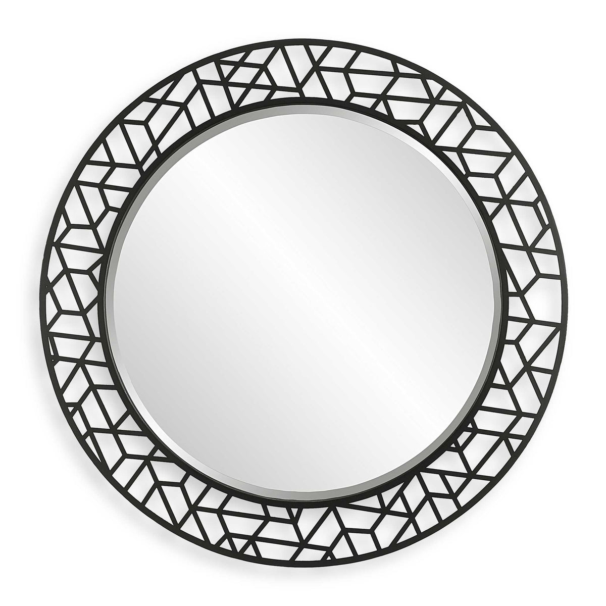 Mosaic Metal Round Mirror