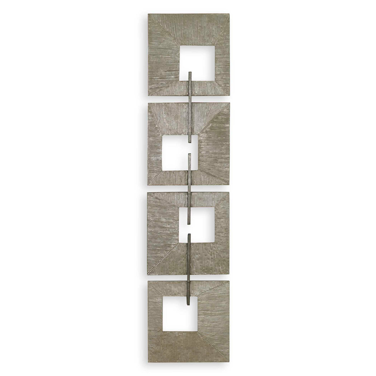 Linked Champagne Metal Wall Decor