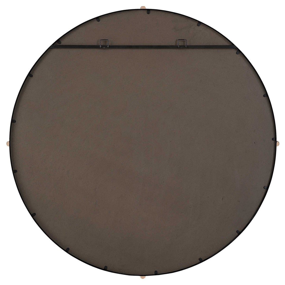 Bonded Round Black Mirror