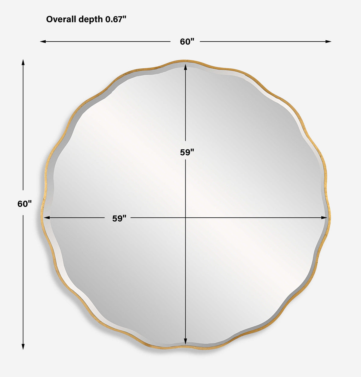 Aneta Round Mirror
