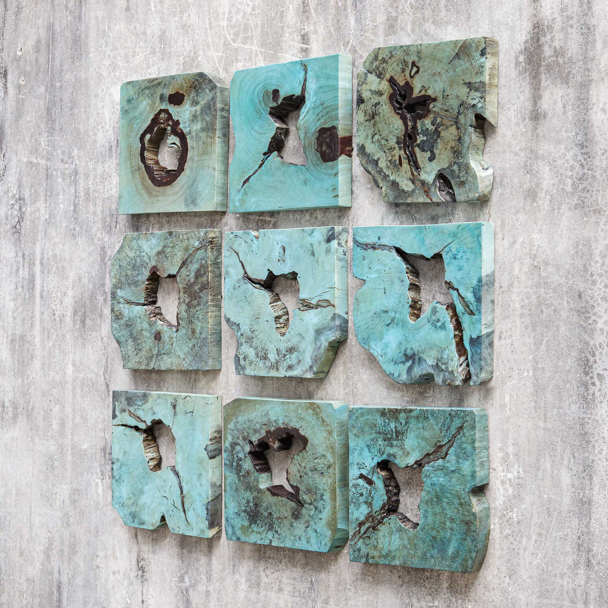 Bahati Wood Wall Decor Set/9