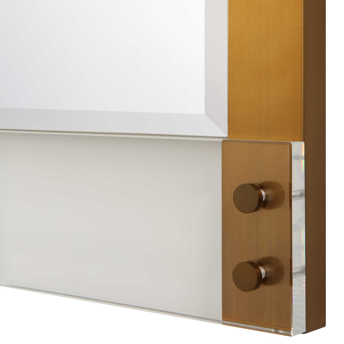 Nera Plated Brass Mirror