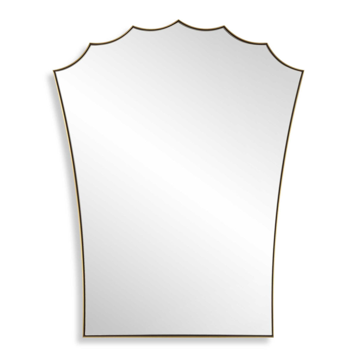 Monarch Scalloped Arched Vanity Mirror