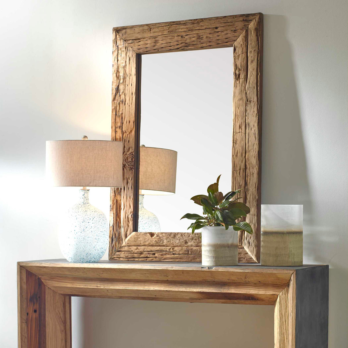 Rennick Large Reclaimed Pine Mirror