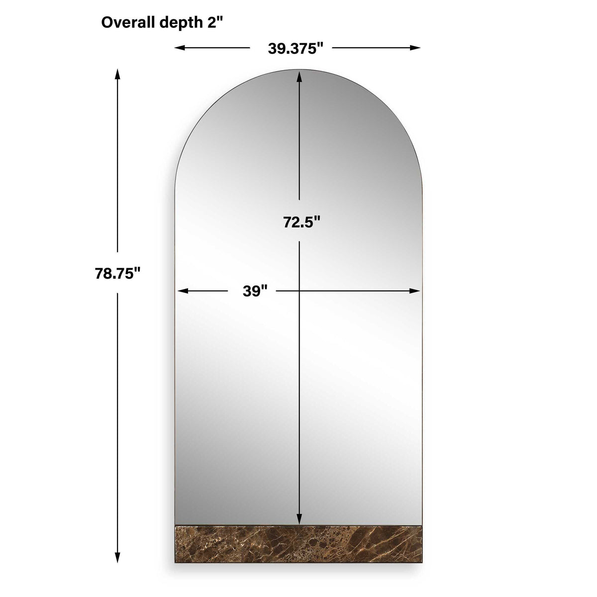 Hanover Marble Arch Mirror
