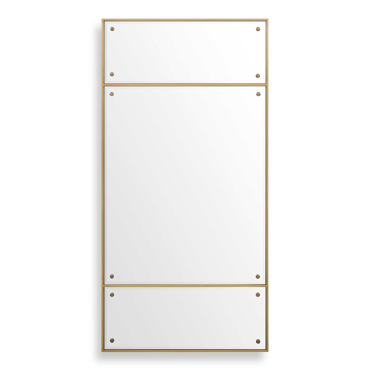 Wrenton Brass Rectangular Mirror