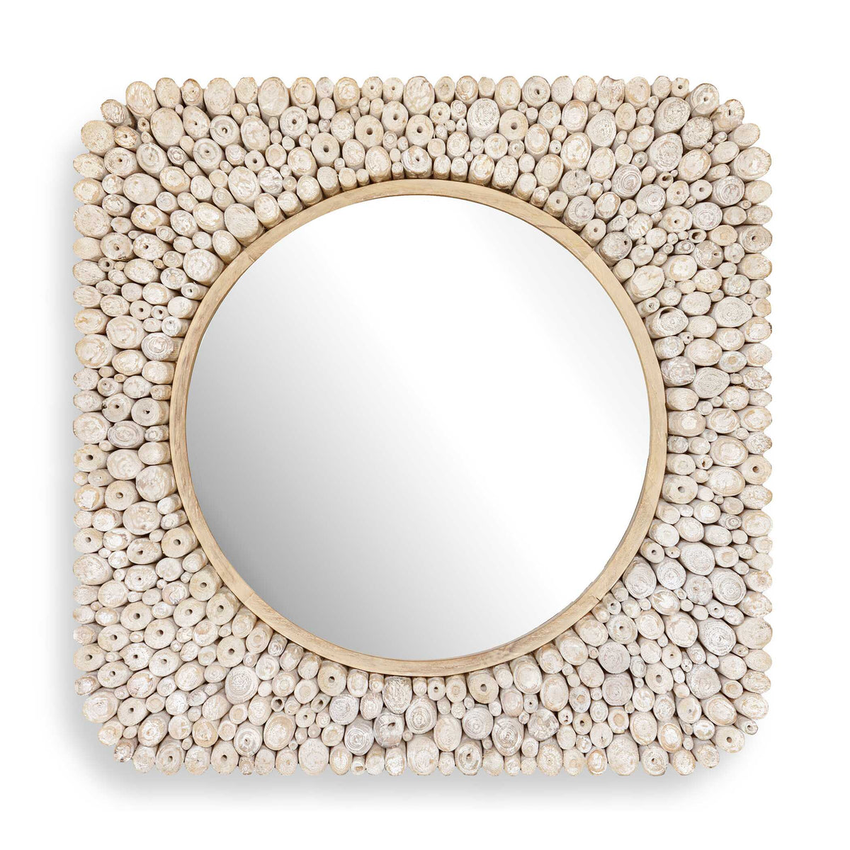 Merak Teak Mosaic Mirror