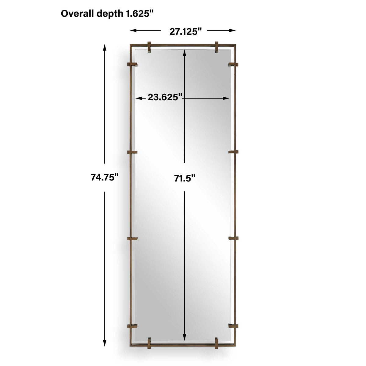 Hann Full Length Bronze Mirror