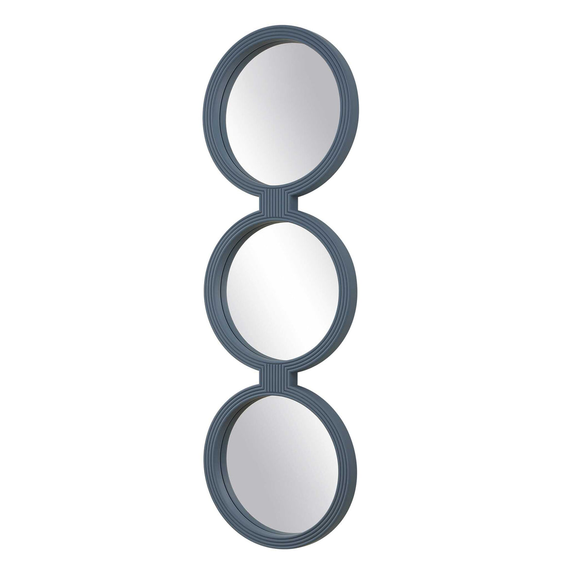 Going In Circles Blue Gray Mirror