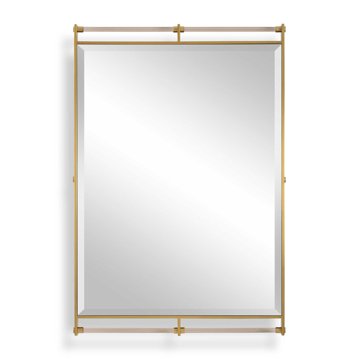 Ripoll Antique Brass Mirror