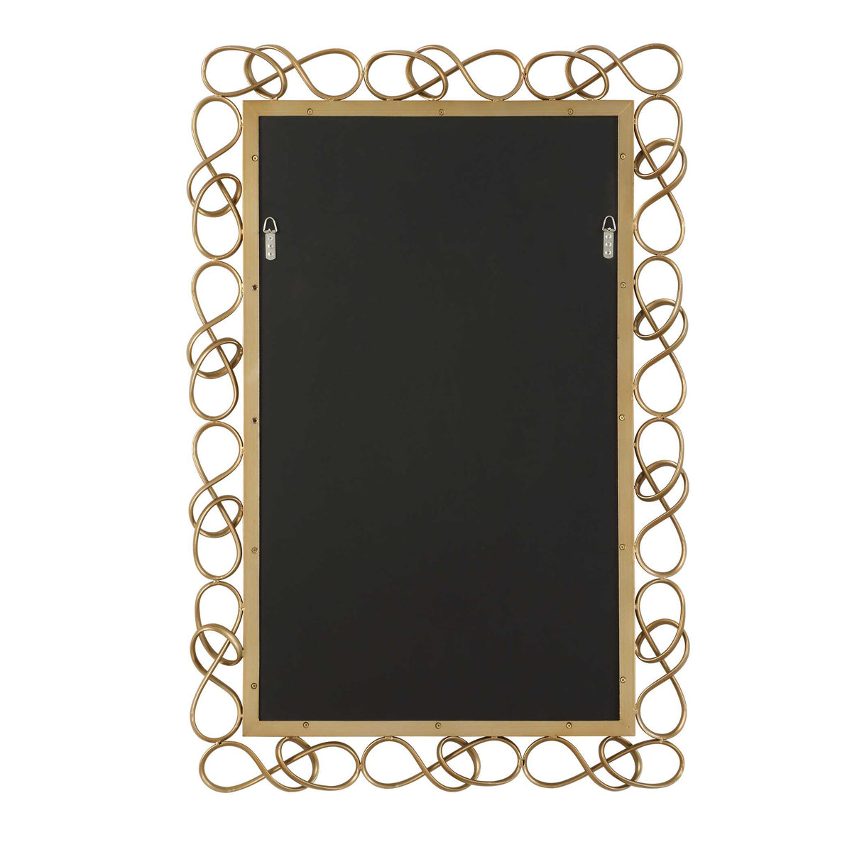 Twist It Antique Brass Mirror