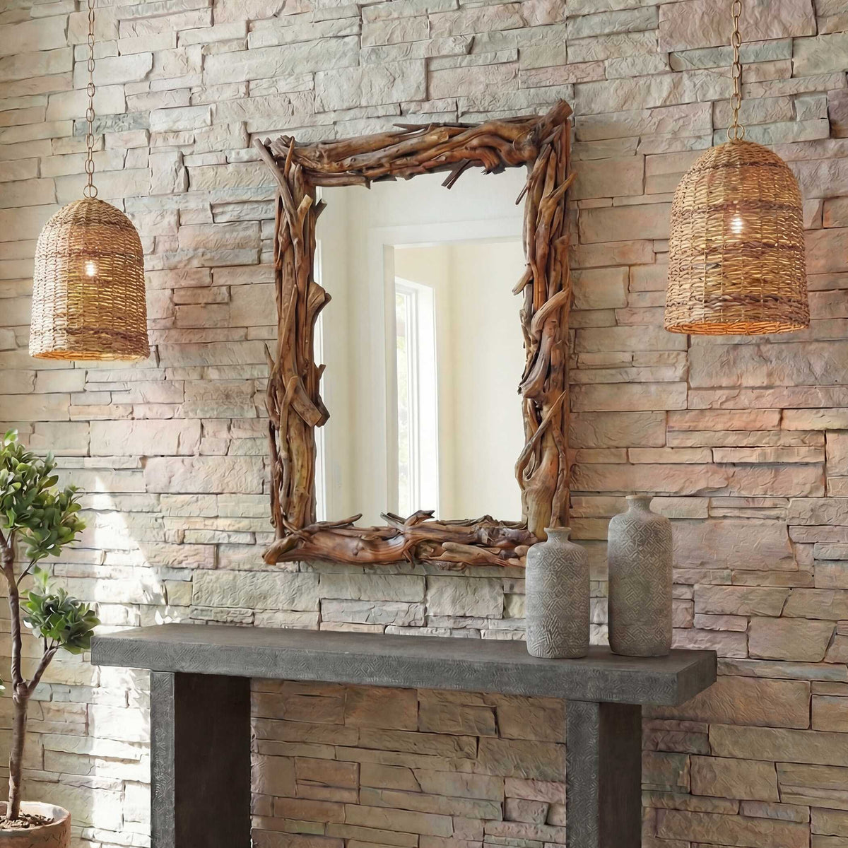 Rooted Reflection Mirror